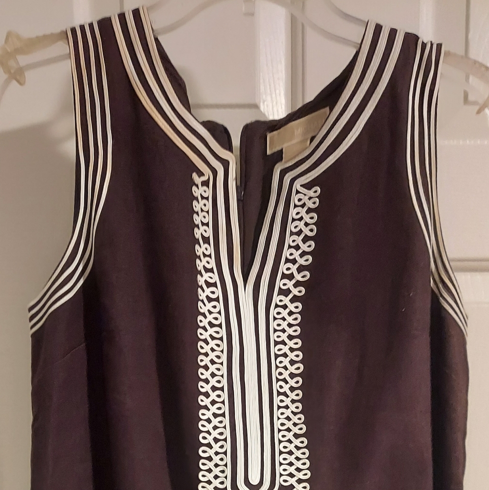 Michael Kors dress. White trim. Size 12